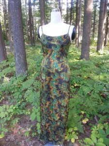 E3-Forrest Gown Front View-Custom Design